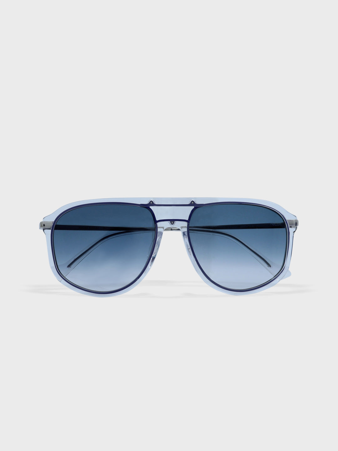 Full Rim Black Pilot Shaped Sunglasses for Men - (H2215N35)