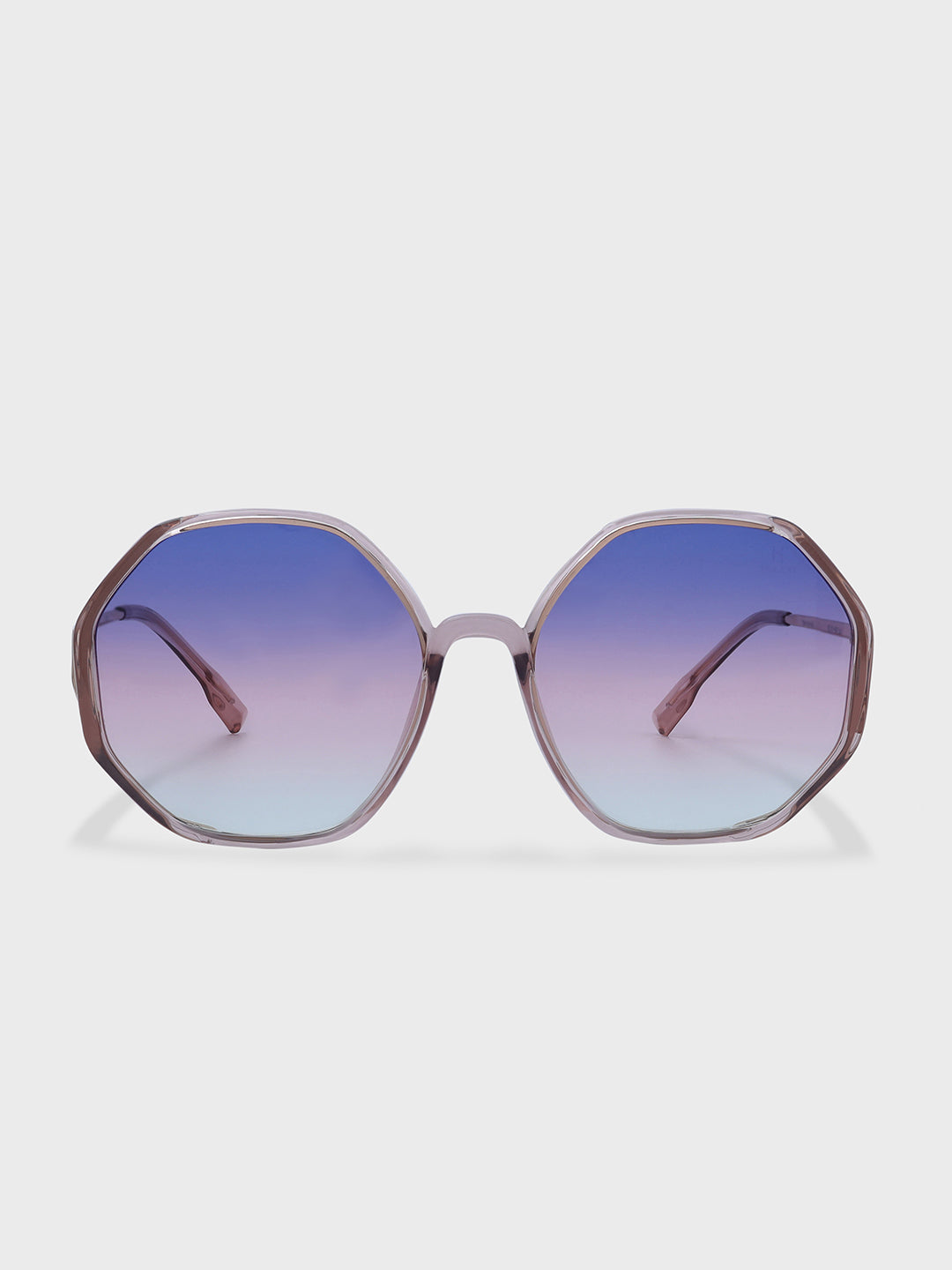 Full Rim Oversized Round Sunglasses for Women - (H2112N08)