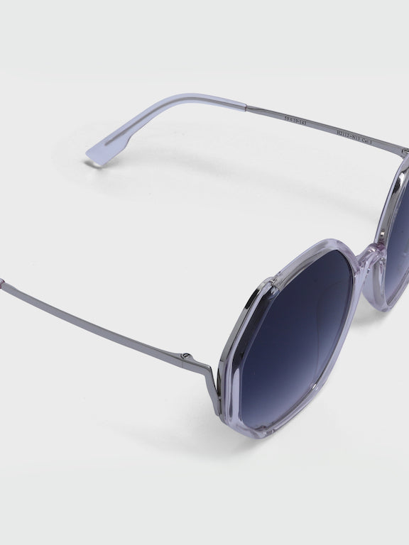 Full Rim Oversized Round Sunglasses for Women - (H2112N13)