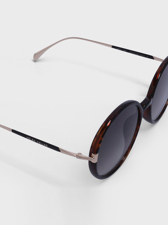 Full Rim Oversized Round Sunglasses for Women - (H2221N08)