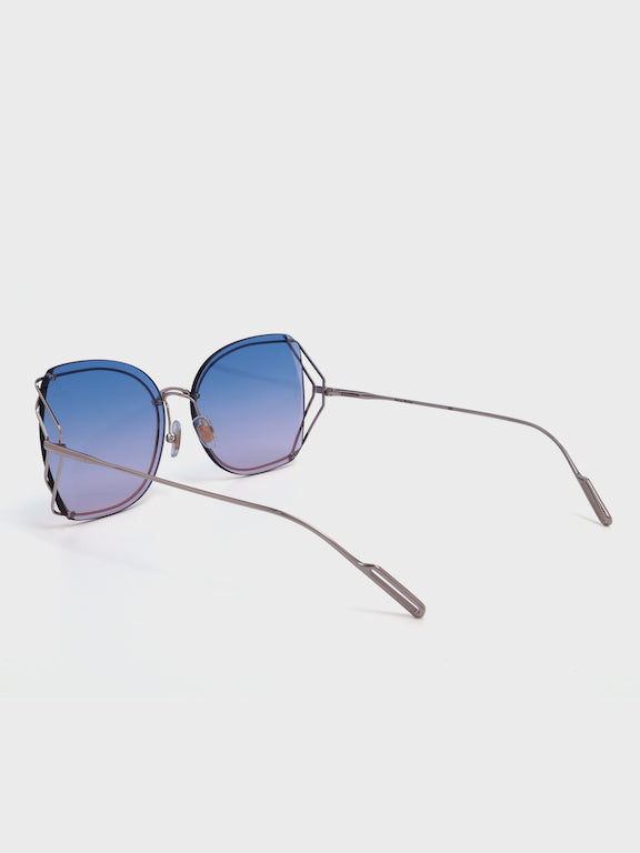 Full Rim Butterfly Frame Sunglasses for Women - (H8902N11)