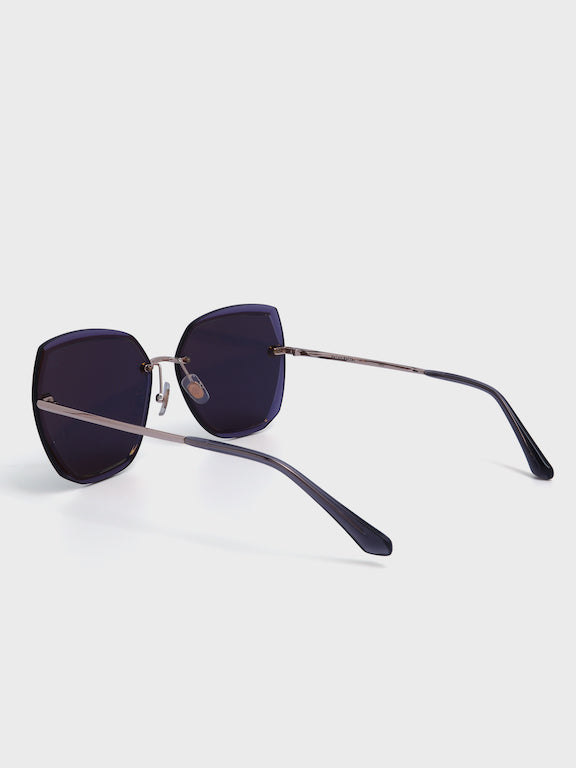 Rimless Square Sunglasses for Women - (H8918H09)