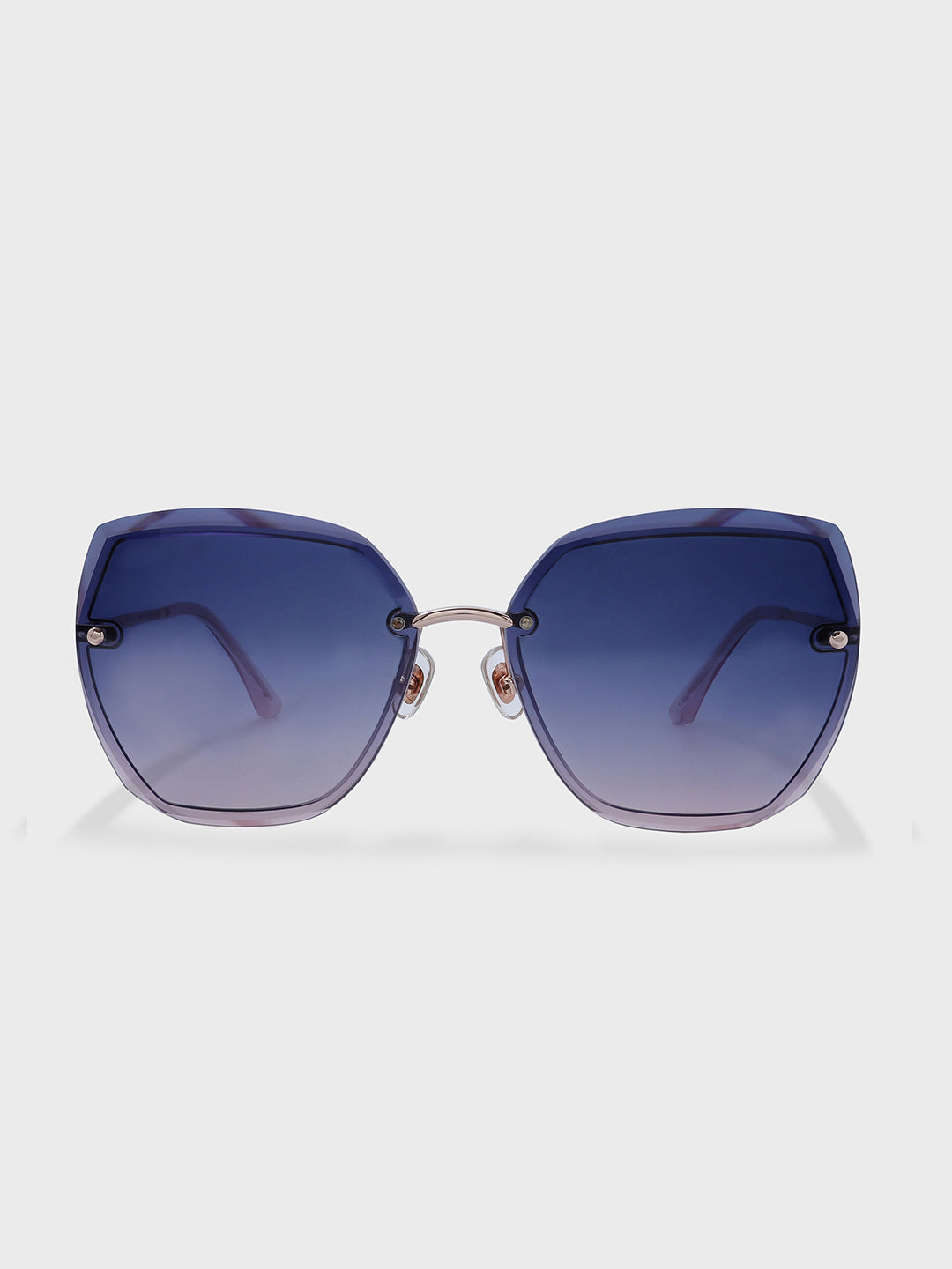 Rimless Square Sunglasses for Women - (H8918N08)