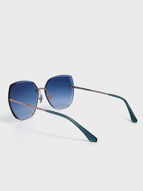 Rimless Square Sunglasses for Women - (H8918N16)