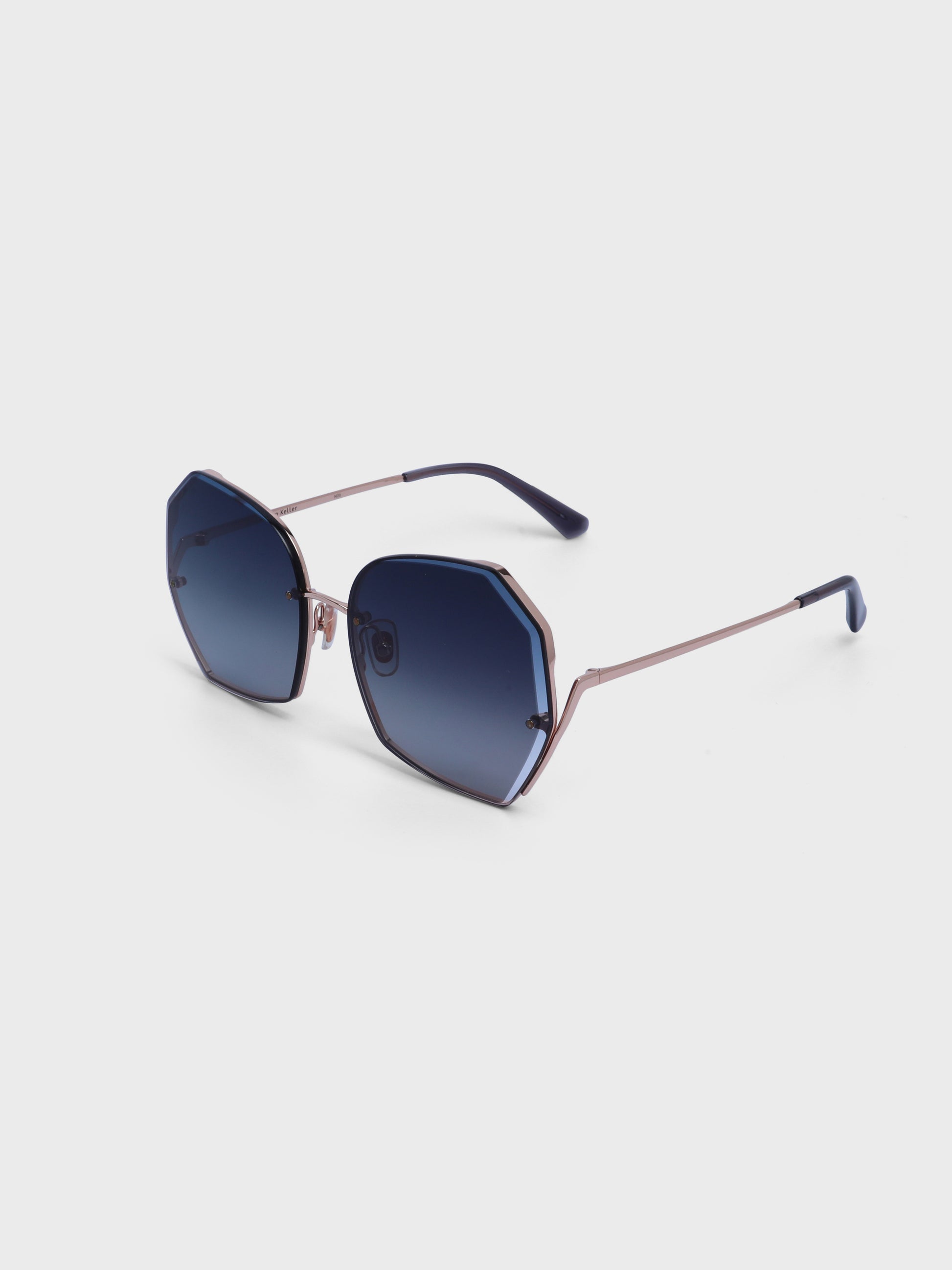 Full Rim Oversized Hexagon Sunglasses for Women - (H8921H09)