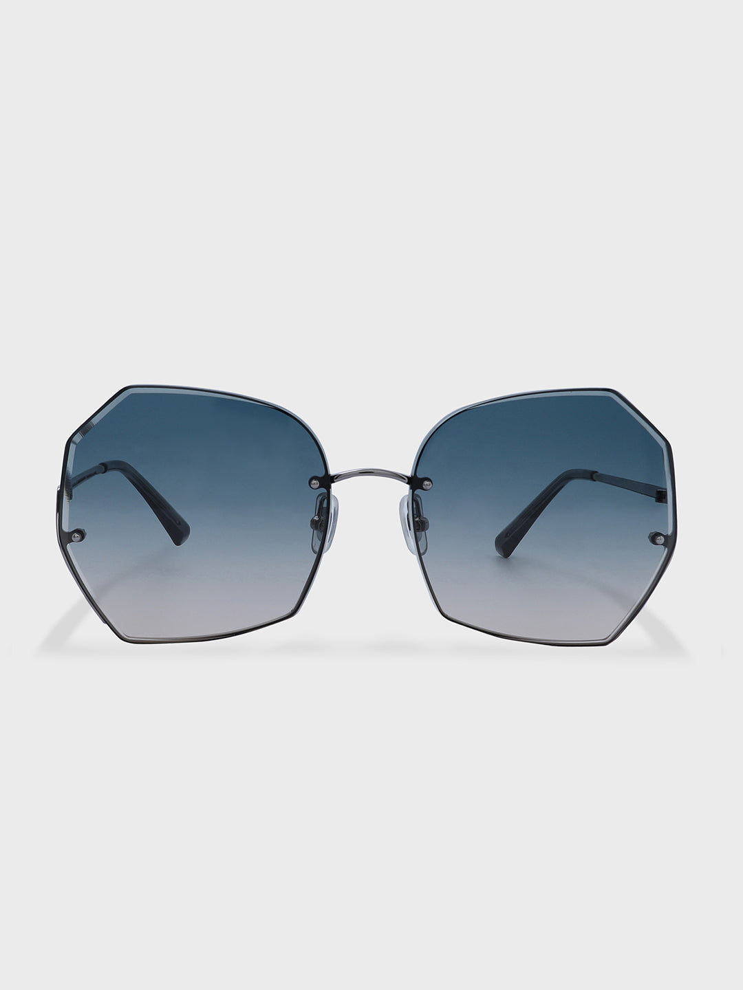 Full Rim Oversized Hexagon Sunglasses for Women - (H8921N16)