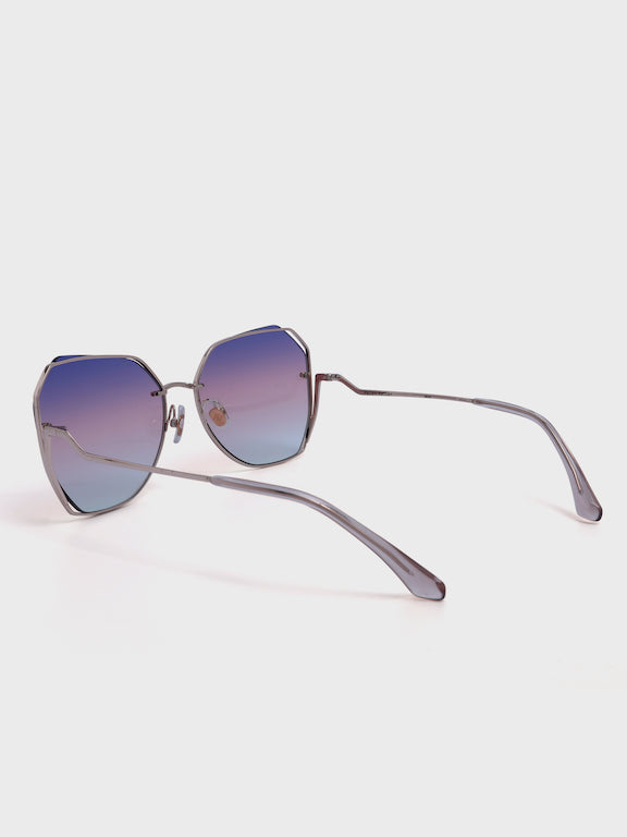 Full Rim Square Sunglasses for Women - (H8925N12)