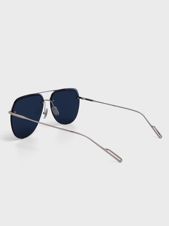 Semi Rimless Aviator Sunglasses for Men - (H8951H03)