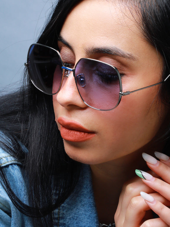 Full Rim Square Unisex Sunglasses - (H8959H28)